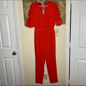 Orange Bebe jumpsuit